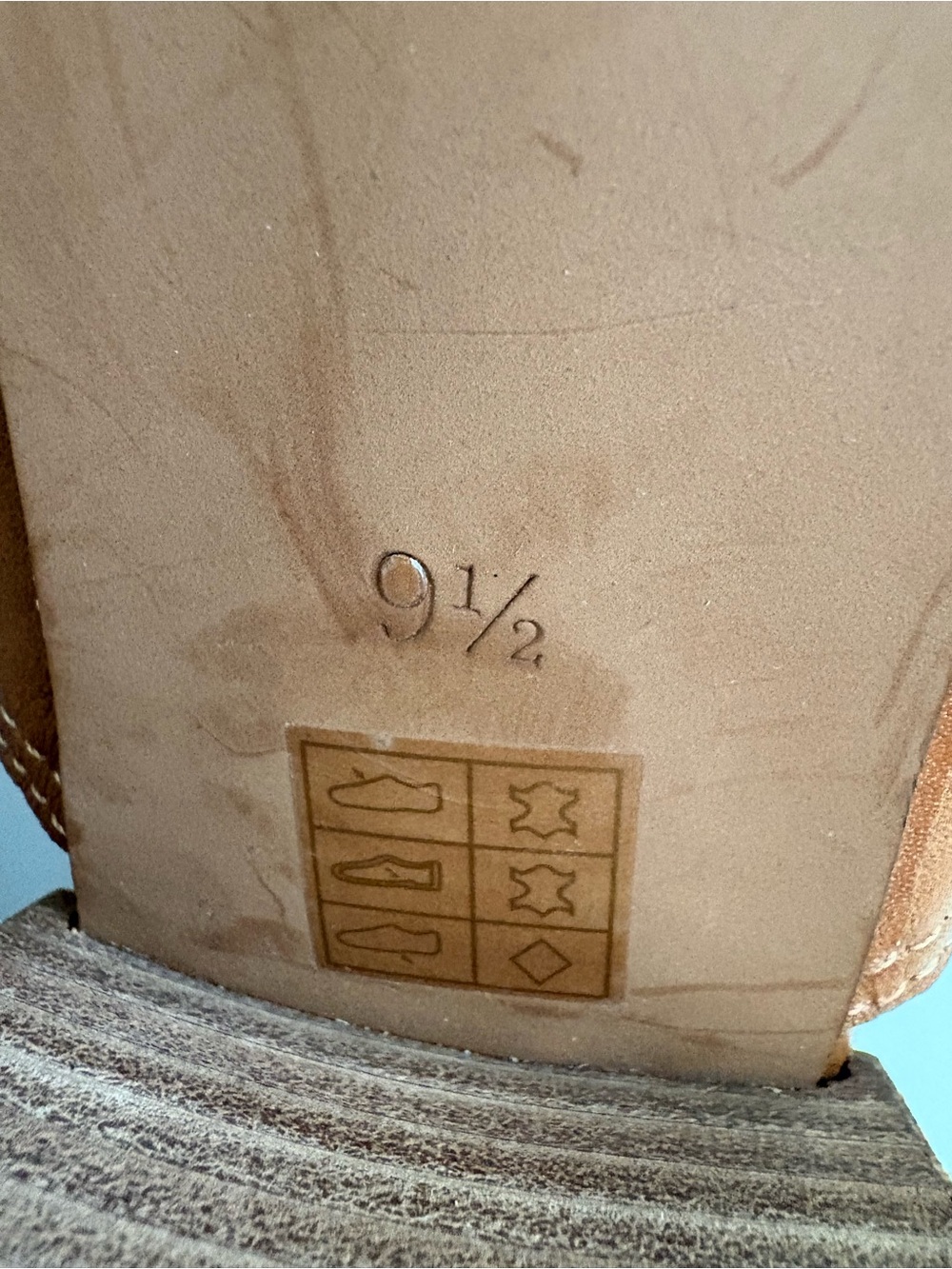 Madewell Carey 100% Leather Brown Stacked Heel Slip-On Mules Size 9.5 - Picture 9 of 12
